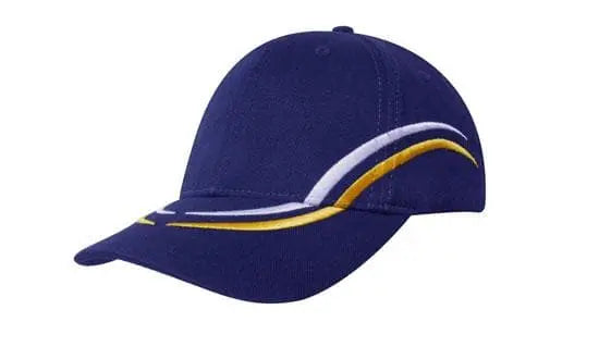 Headwear Emb Lines On Crown & Peak Cap X12 - 4075 Metro Workwear.
